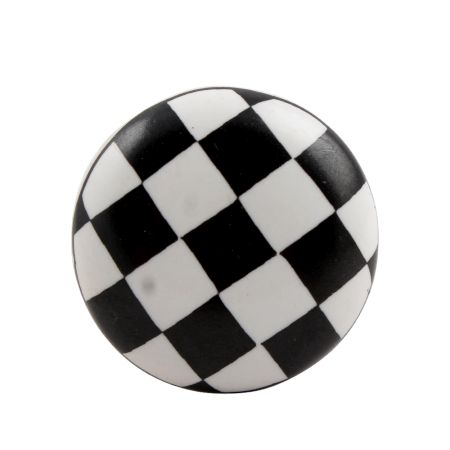 Chess Flat Ceramic Wine Stopper